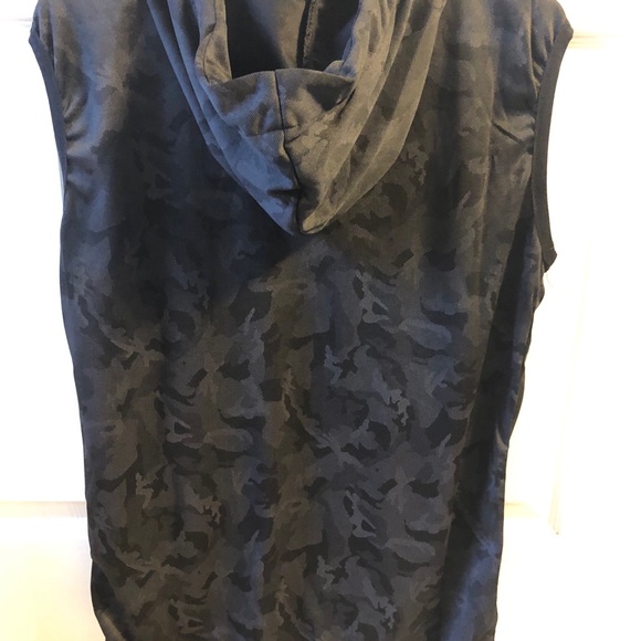 WSGYJ Black Camo Sleeveless Hoodie - Picture 2 of 4